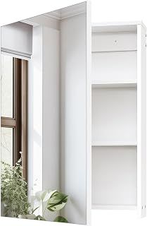CHOEZON Bathroom Medicine Mirror Cabinet – Large Mirror Surface